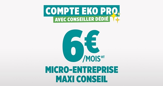 Micro-entrepreneurs : découvrez le compte EKO PRO